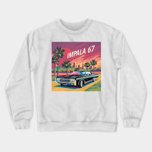 Impala 67 With Sunset Crewneck Sweatshirt